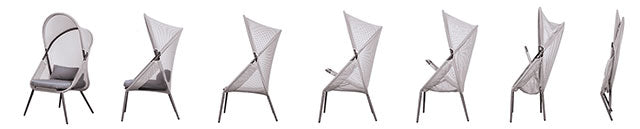 Alverta Foldable Chair (2/Ctn)