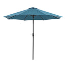 Soli 9' Outdoor Umbrella w/ Auto Tilt + 21" Round Base